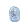 clear portable hole punch stapler scissors tool set 5