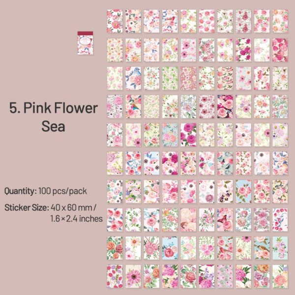 flowers on paper series floral sticker book sku 5 5d1e81cc 6af3 4a84 8e33 ef94d41312e2