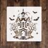 halloween hollow painting stencil set b