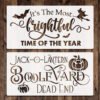 halloween hollow painting stencil set b2