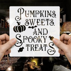 halloween hollow painting stencil set b3
