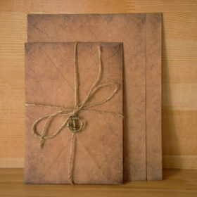 Vintage Kraft Paper A5 Letter Paper Envelope Stationery Set