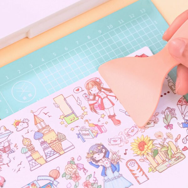 macaron color multi functional plastic scraper b2 1