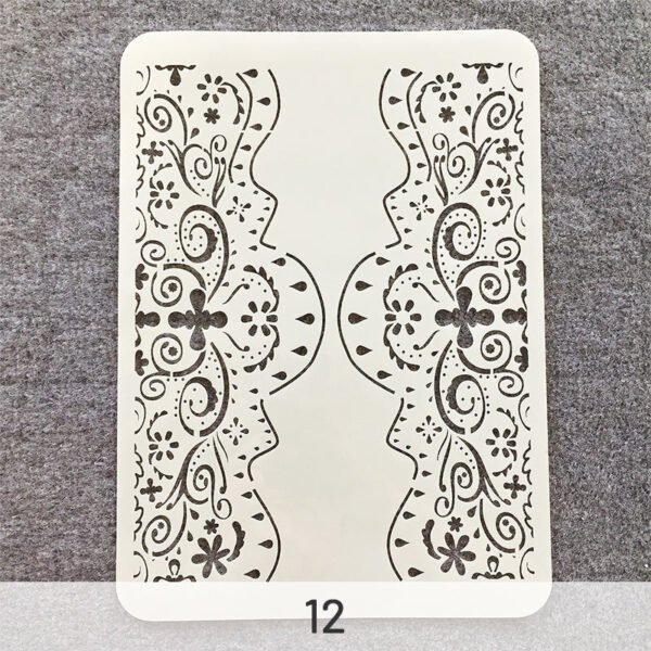 mandala hollow drawing template craft tool sku 12