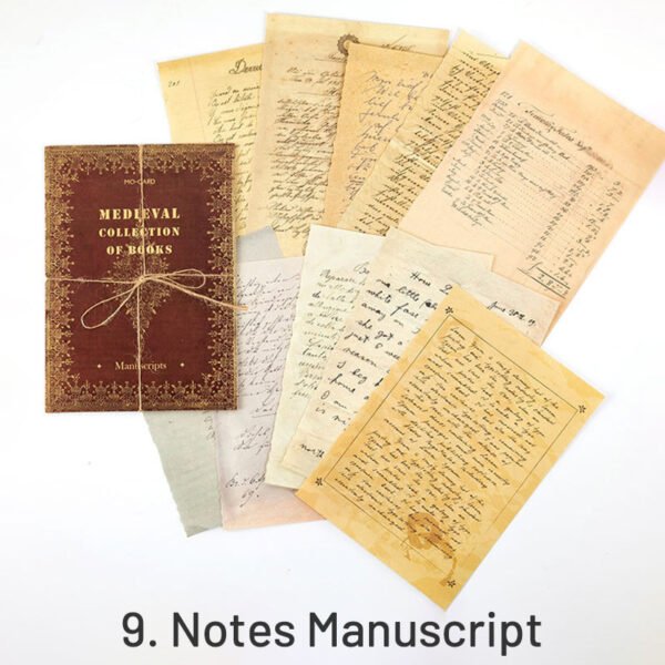 medieval book collection retro english newspaper music score scrapbook paper sku 9