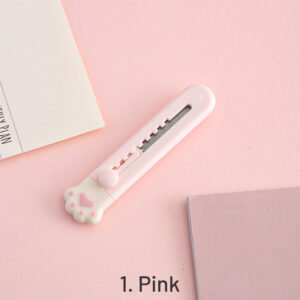 mini cute cat paw utility knife sku 1