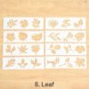 multi purpose hollow ruler coloring painting template sku 6