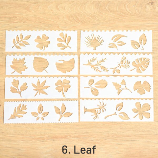 multi purpose hollow ruler coloring painting template sku 6