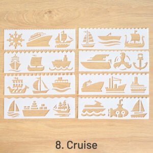 multi purpose hollow ruler coloring painting template sku 8
