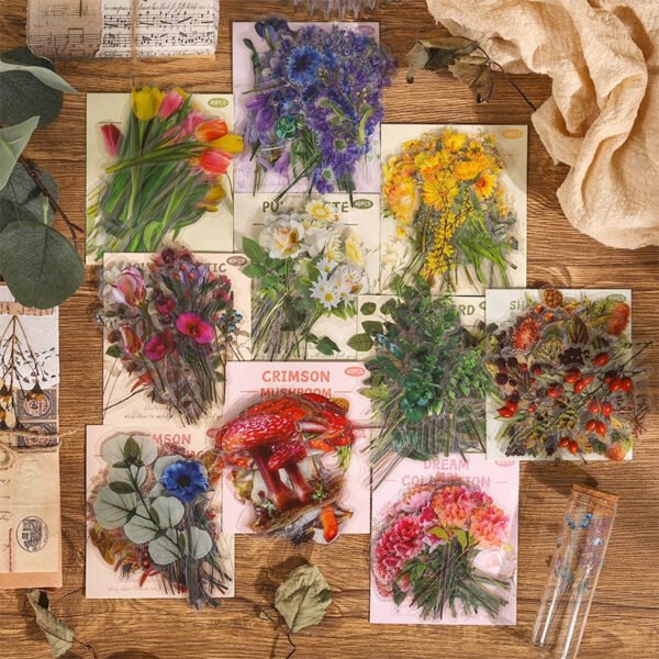 natural history museum insect and plant vinyl stickers a