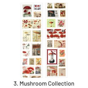 nature post office vintage stamp sticker roll sku 3