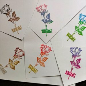 pearlescent multicolor 3 color gradient ink pad b4