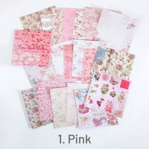 pink vintage texture square background sticker book