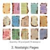 retro burnt edge scrapbook paper sku 2