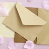 retro solid color triangle envelope a