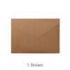 retro solid color triangle envelope sku 1