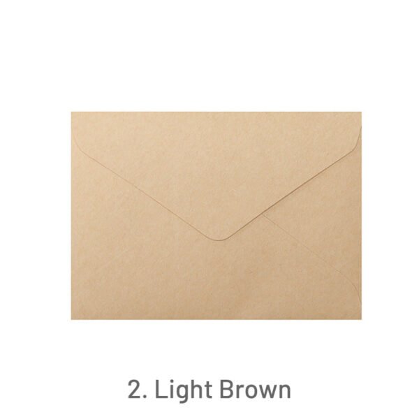 retro solid color triangle envelope sku 2