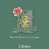 rose theme hollow metal bookmark book clips sku 1