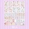 stamprints literary cute hand account sticker material 11