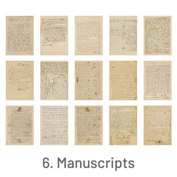 stamprints newspaper book collage decorative material paper 9