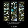 streamer dream series holographic decorative stickers sku 2