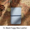 super mini crazy horse leather handmade notebook 14