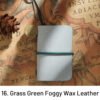 super mini crazy horse leather handmade notebook 16