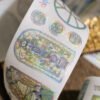 time and moonlight vintage hot stamping washi tape c2