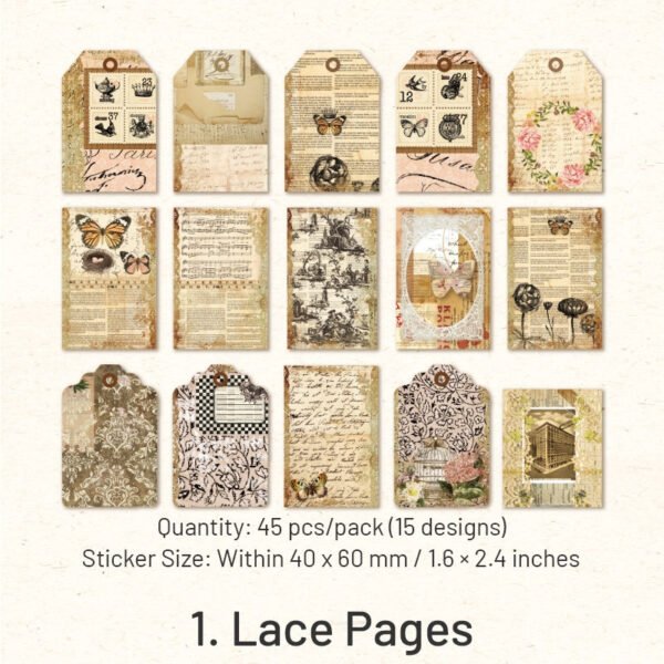 time concert series retro washi sticker pack sku 1