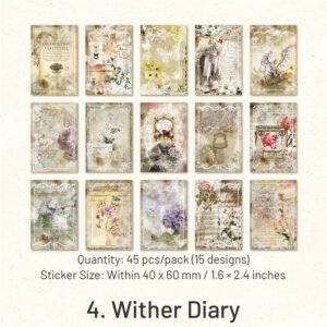 time concert series retro washi sticker pack sku 4