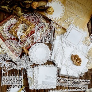 Vintage Carved Lace Scrapbook Paper