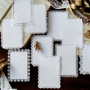 vintage carved lace scrapbook paper fine art paper butterfly lace doilies paper b2