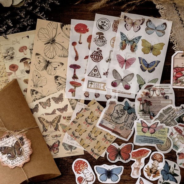 vintage collection room series of stickers c