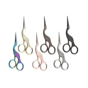 vintage crane scissors b3