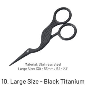 vintage crane scissors sku 10