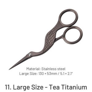 vintage crane scissors sku 11