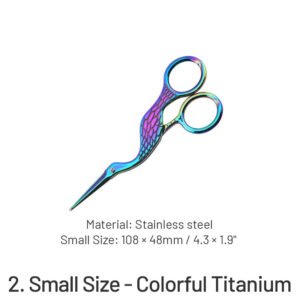 vintage crane scissors sku 2