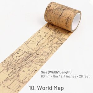 vintage english text washi tape sku 10