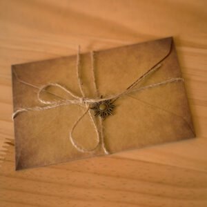 vintage kraft paper a5 letter paper envelope stationery set b5