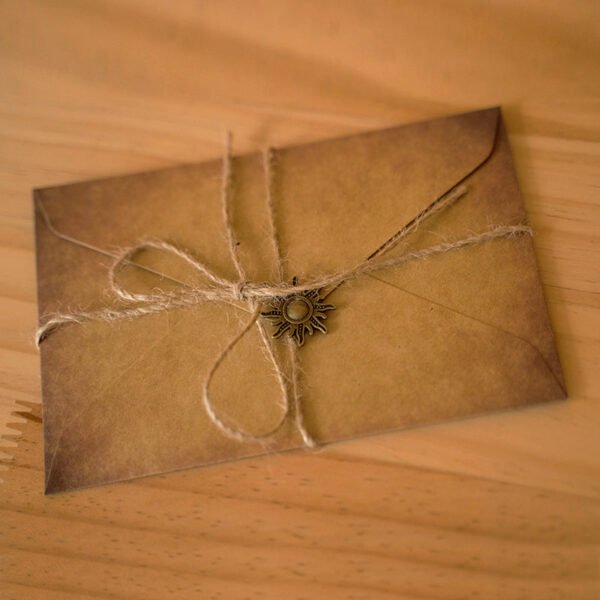 vintage kraft paper a5 letter paper envelope stationery set b5