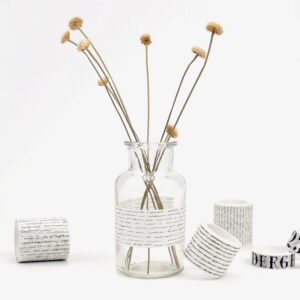 vintage text series collage tape b