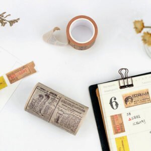 vintage text series collage tape b3