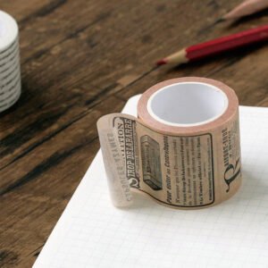 vintage text series collage tape b4