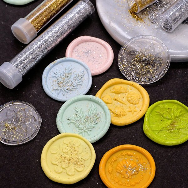 wax seal coloring decoration glitter powder sequins b6