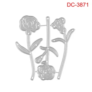 Lovely Flower Rose Metal Cutting Dies S3c31134b2fc044f8a33cb5e5e27ab59aZ