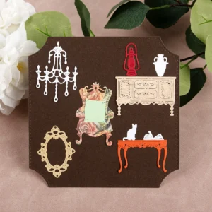 Vintage Furniture Metal Cutting Dies Chandelier Armchair Dresser