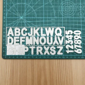 Uppercase Alphabet Number Metal Cutting Dies