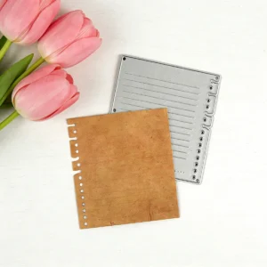 Mini Lined Notebook Page Metal Cutting Dies