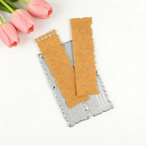 Mini Notebook Lined Paper Metal Cutting Dies - Spiral Label