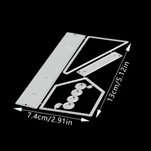 Decorative Lined Stationery Metal Cutting Dies